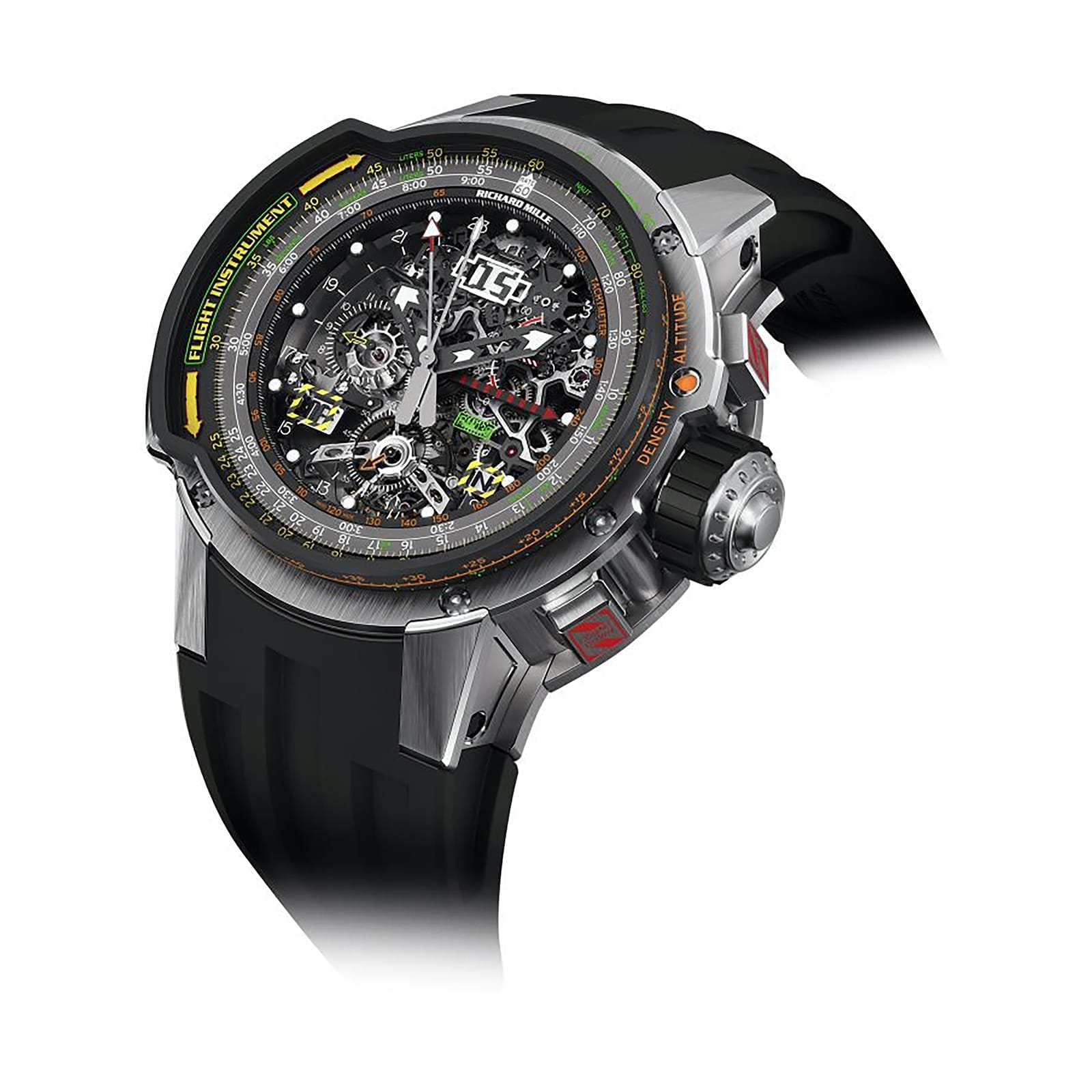 Fake Richard Mille Replica Watch RM 039 Manual Winding Tourbillon Chronograph Aviation(1:1 replica)