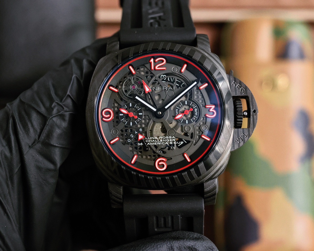 Panerai SUBMERSIBLE Waterproof Men's Luminous Black Case(1:1 replica)