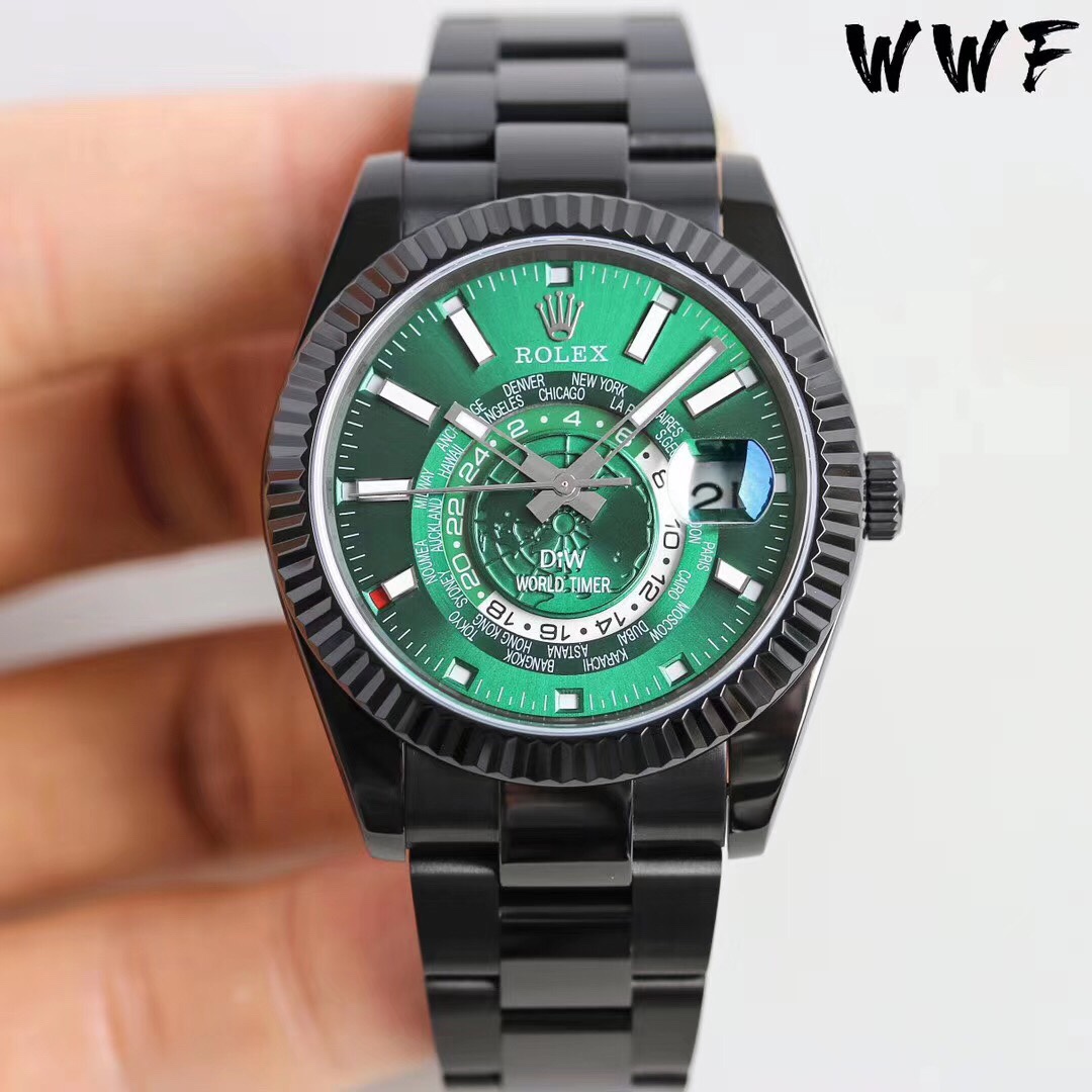 Rolex Skywalker ROLEX Series - DIW Modified - 40MM - Green(1:1 replica)