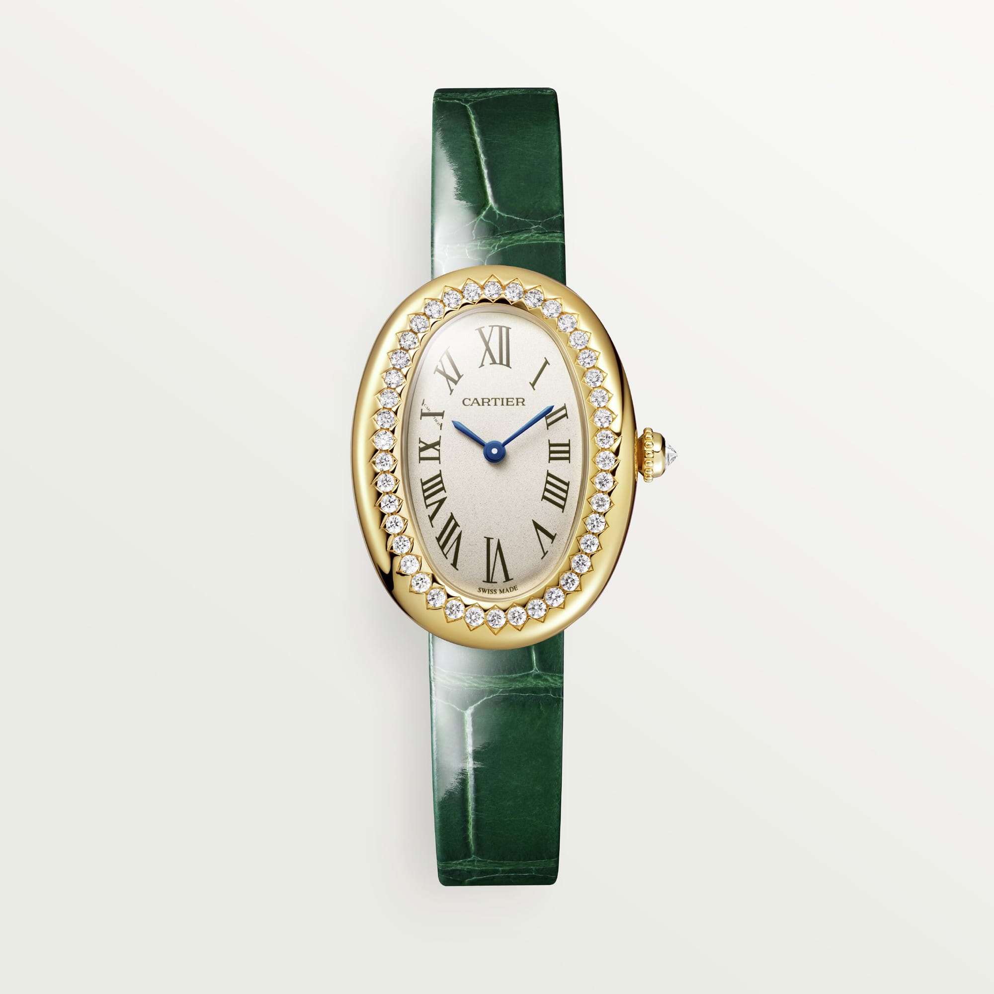 Baignoire de fake cartier watch small model quartz movement(1:1 replica)