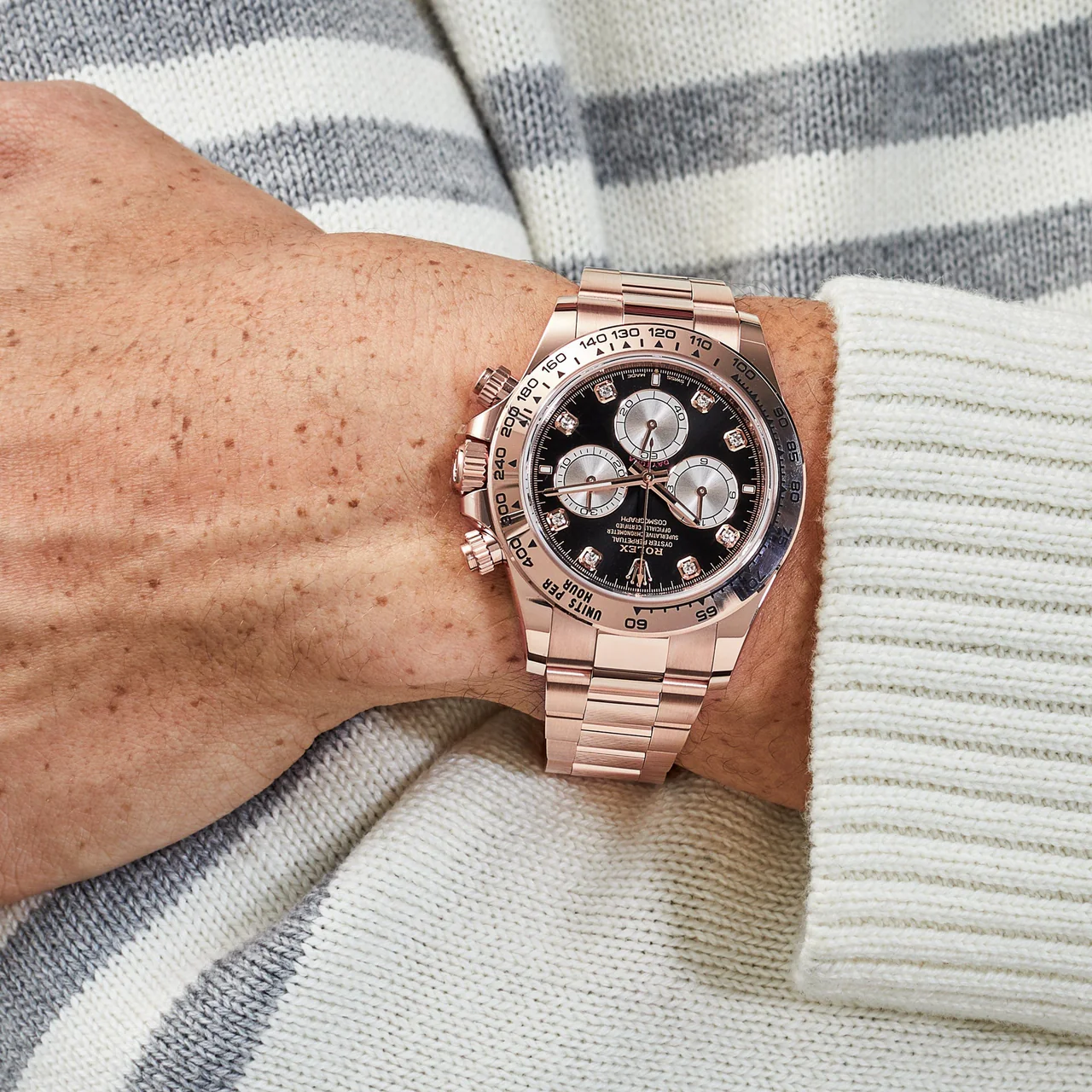Rolex Cosmograph Daytona 40mm, 18k Everose Gold, Ref# 126505-0002(1:1 replica)