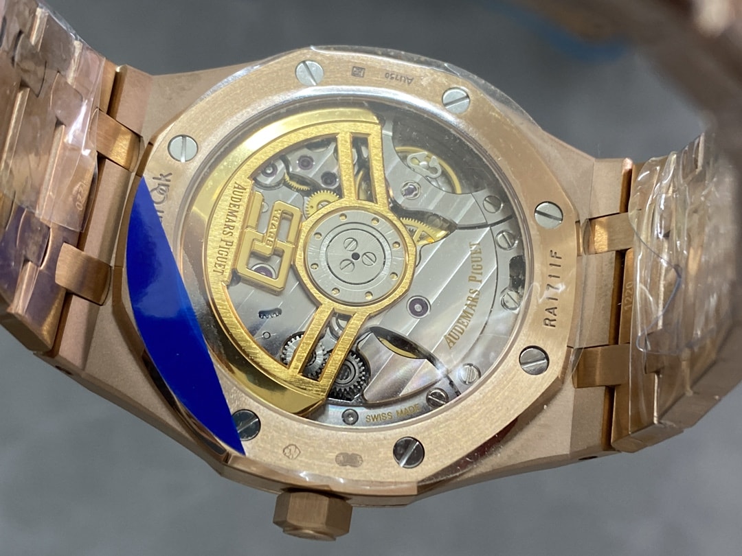 Audemars Piguet Replica AP Watch Royal Oak Selfwinding “50th Anniversary” 41mm Rose Gold Black Dial 15510OR.OO.1320OR.02-APS(1:1 replica)
