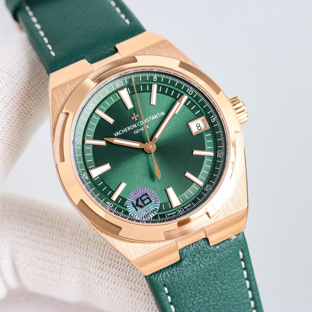 Fake Vacheron Constantin Replica Watch Overseas self-winding 41 MM PINK GOLD 4520V/210R-B967(1:1 replica)