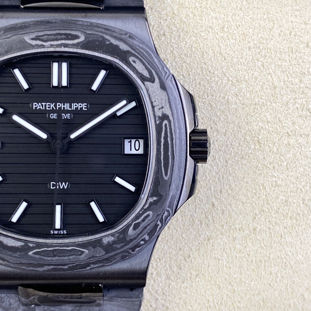 Best Fake Patek Philippe Replica Watch Nautilus All Carbon Black The Black Grail Project(1:1 replica)
