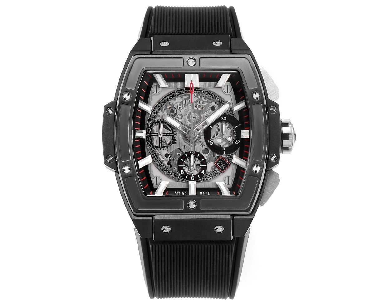 Hublot SPIRIT OF BIG BANG Chronograph, 45 mm Textured rubber strap(1:1 replica)