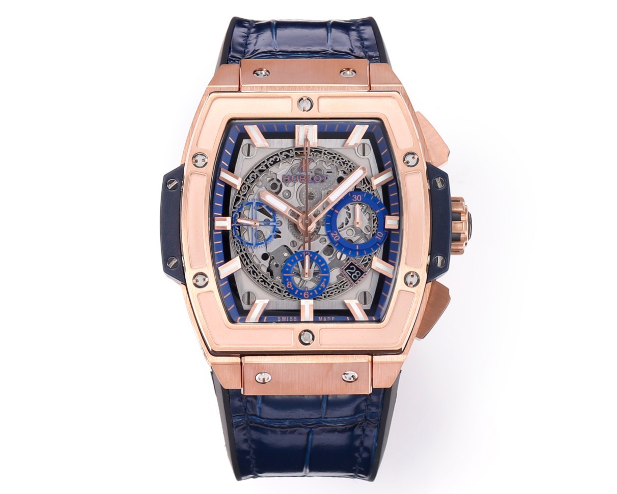 Hublot SPIRIT OF BIG BANG Chronograph, 45 mm Textured rubber strap(1:1 replica)