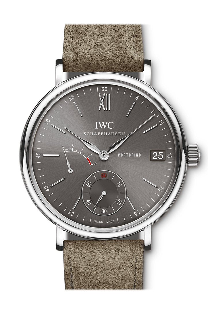 IWC Portofino Hand-Wound Eight Days in Steel Grey Dial IW510115(1:1 replica)