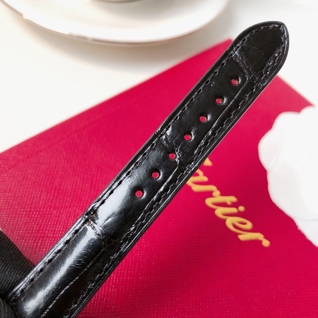 Santos Demoisell Santos Collection - Stainless Steel Mini Black(1:1 replica)