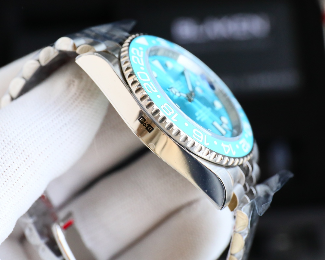 Blaken Rolex GMT-Master II Stainless Steel 40mm Tiffany Blue Watch 126710BLNR(1:1 replica)
