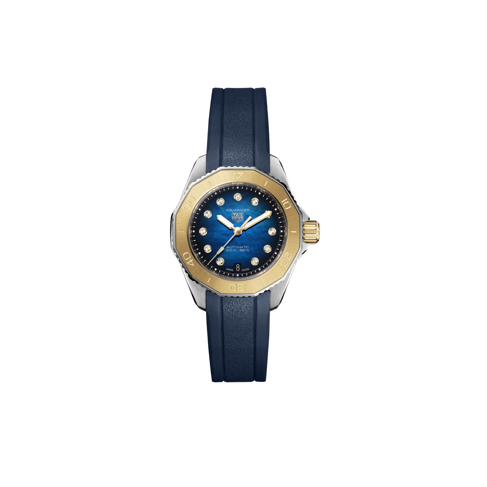 TAG Heuer Replica Watch Aquaracer Professional 200 Date Automatic 30 mm Steel and Gold(1:1 replica)