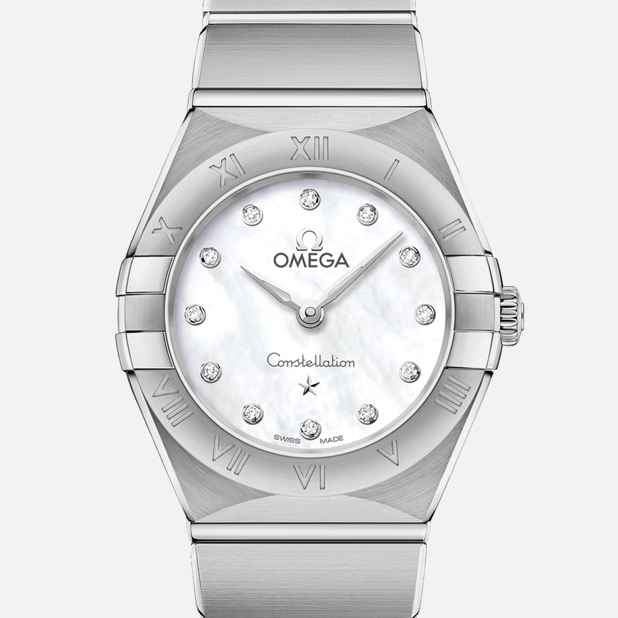 Constellation Quartz 25mm Mother-Of-Pearl Dial With Diamonds(1:1 replica)