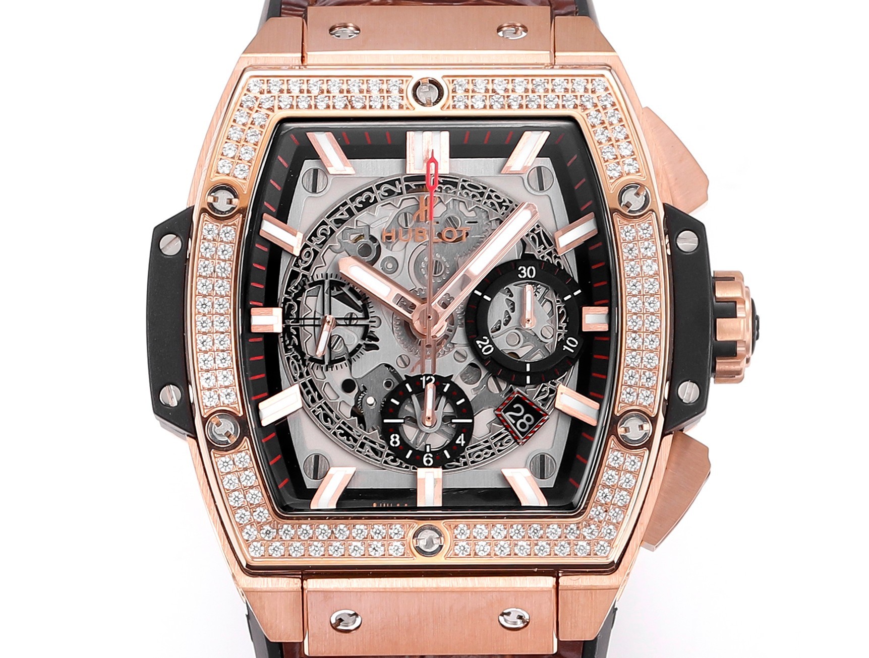 Hublot SPIRIT OF BIG BANG Chronograph, 45 mm Textured rubber strap(1:1 replica)