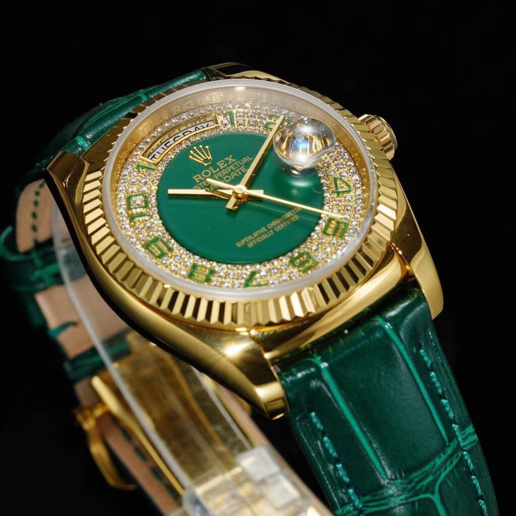 ROLEX day-date 36mm-green enameled starry sky(1:1 replica)