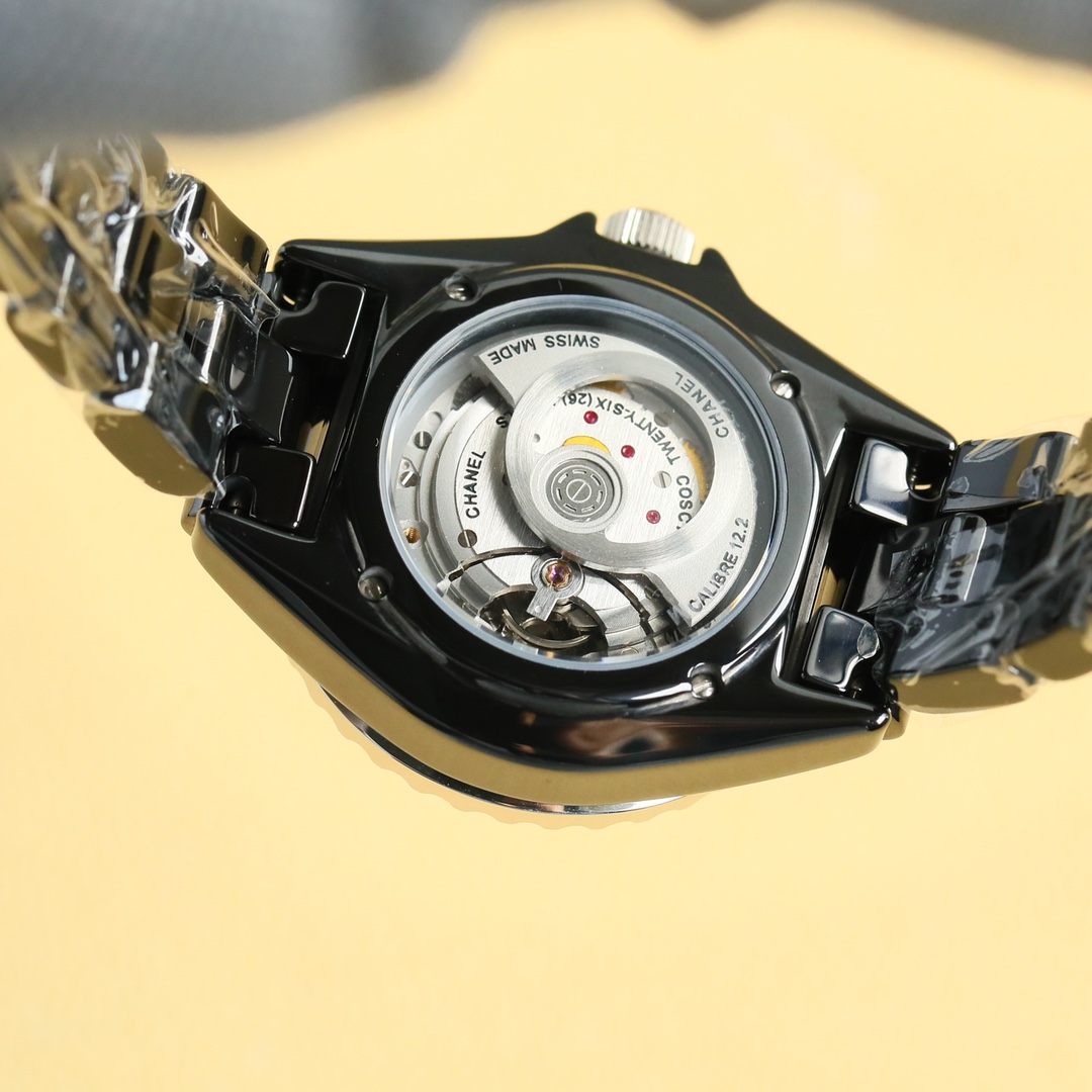 New Super Ceramic - Chanel J12 33mm watch! Goddess Benefits - Black(1:1 replica)