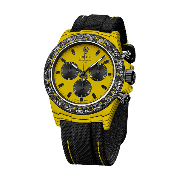 ROLEX Diw Daytona carbon bumblebee 40mm quartz fiber(1:1 replica)