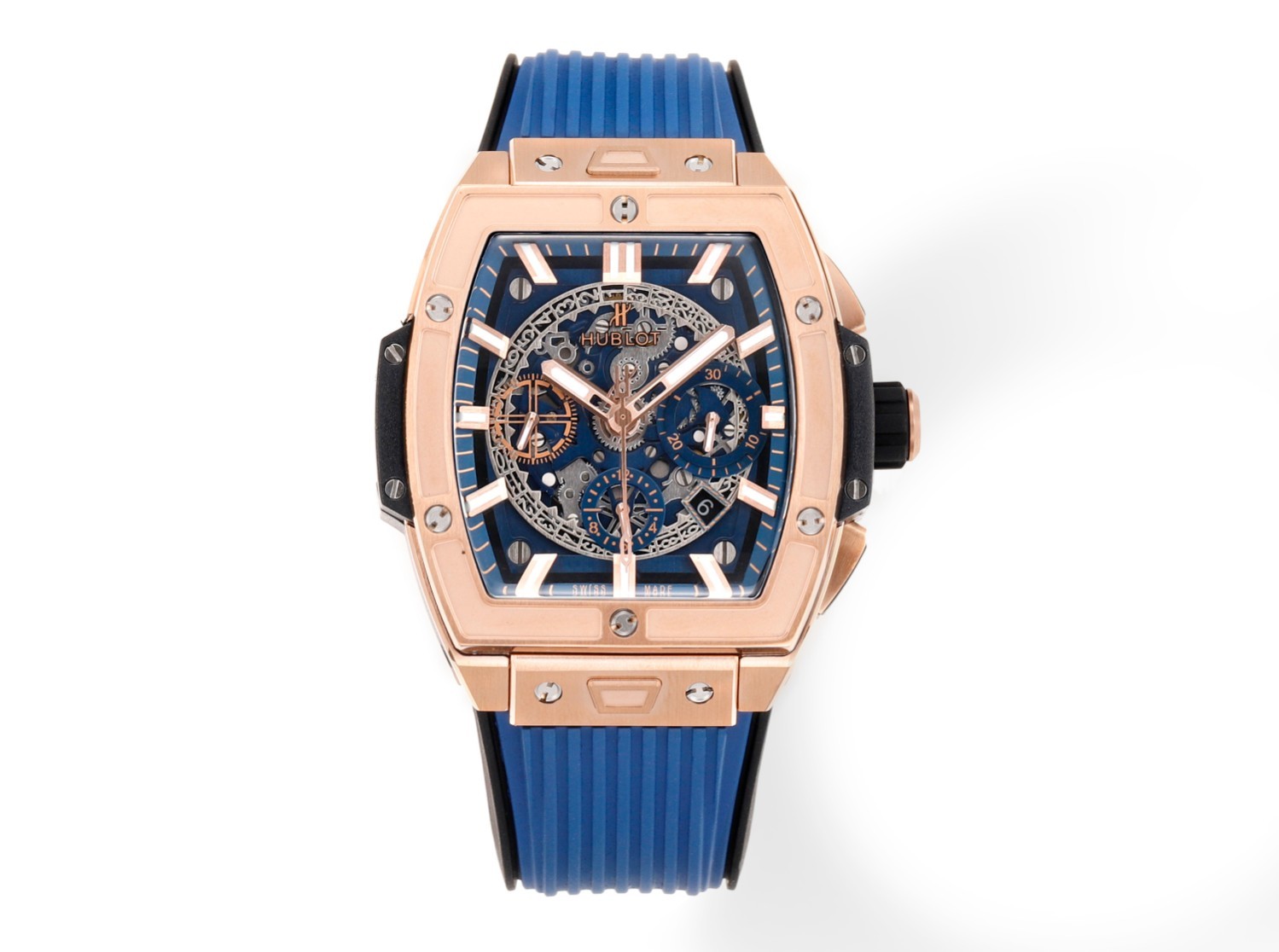 Hublot Spirit of Big Bang Textured Rubber Strap(1:1 replica)