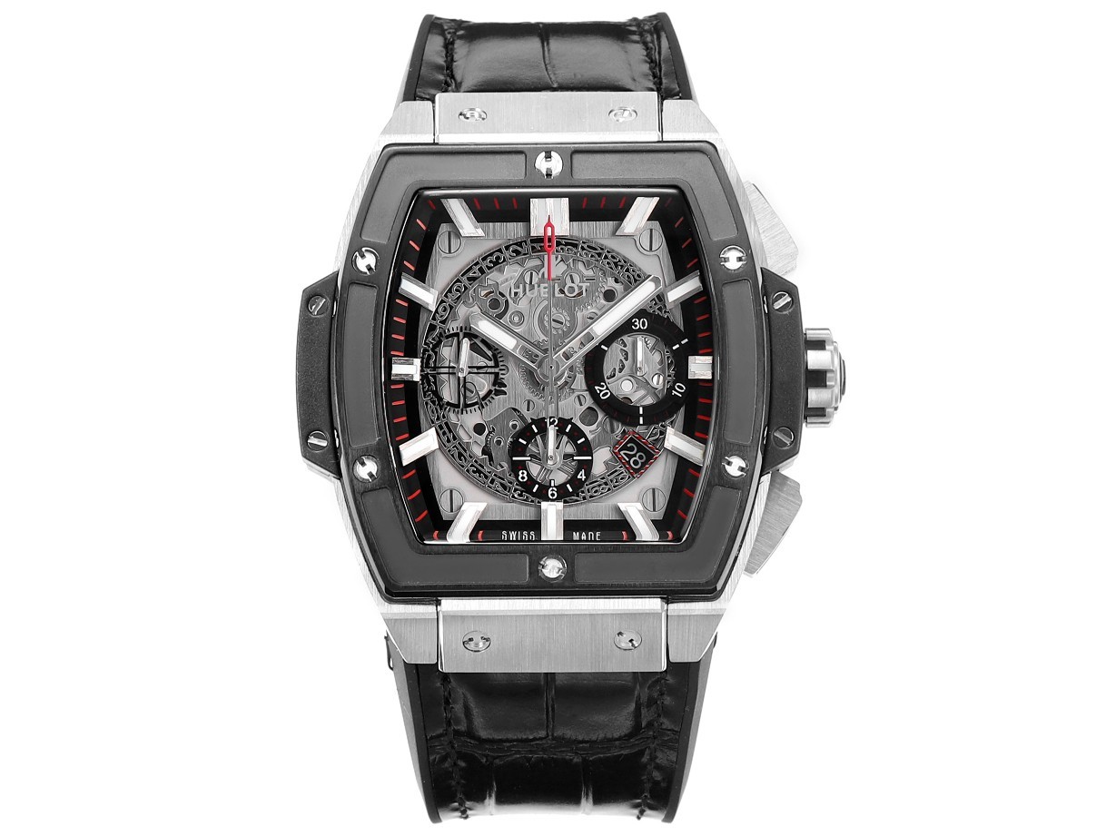 Hublot SPIRIT OF BIG BANG Chronograph, 45 mm Textured rubber strap(1:1 replica)