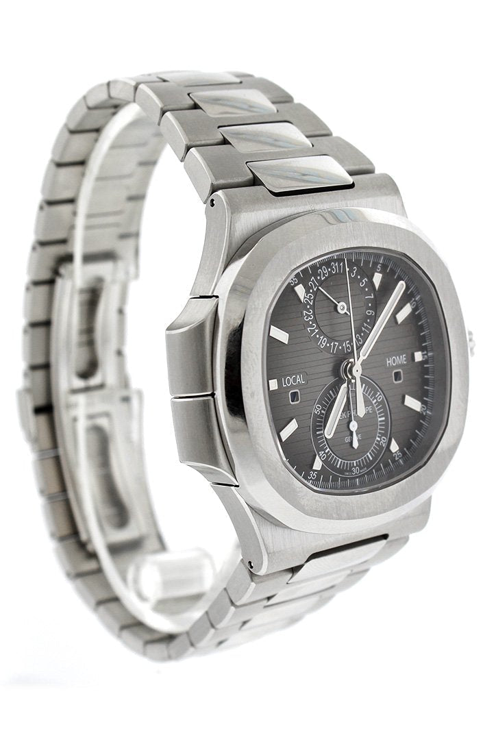 Patek Philippe Nautilus Travel Time Chronograph Stainless Steel Automatic Men's Watch 5990-1A-001(1:1 replica)