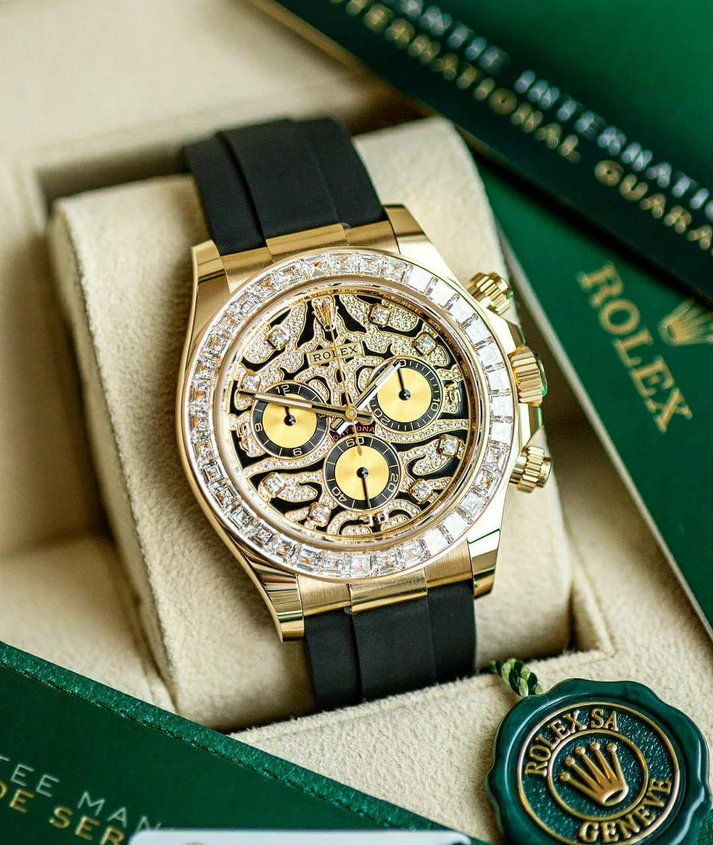 Rolex Daytona Eye of the Tiger Yellow Gold 116588TBR(1:1 replica)