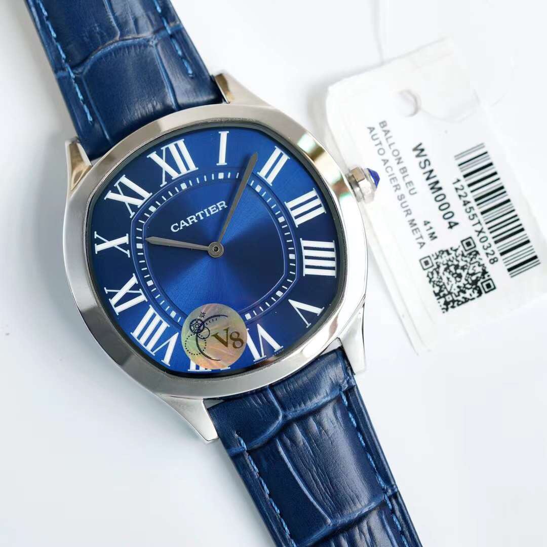 Cartier - Drive de Cartier White Gold - 40mm Smooth(1:1 replica)