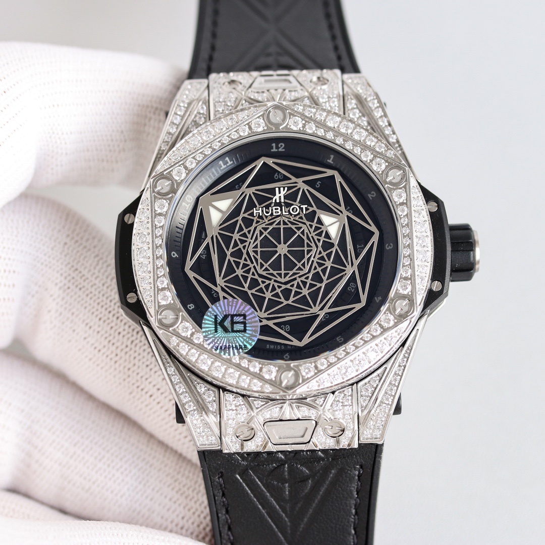 Hublot Big Bang Sang Bleu 45mm Automatic Men's Watch(1:1 replica)