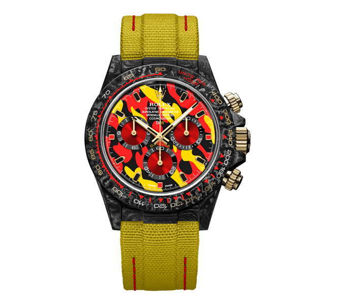 ROLEX Diw Daytona military yellow 40mm oyster black(1:1 replica)
