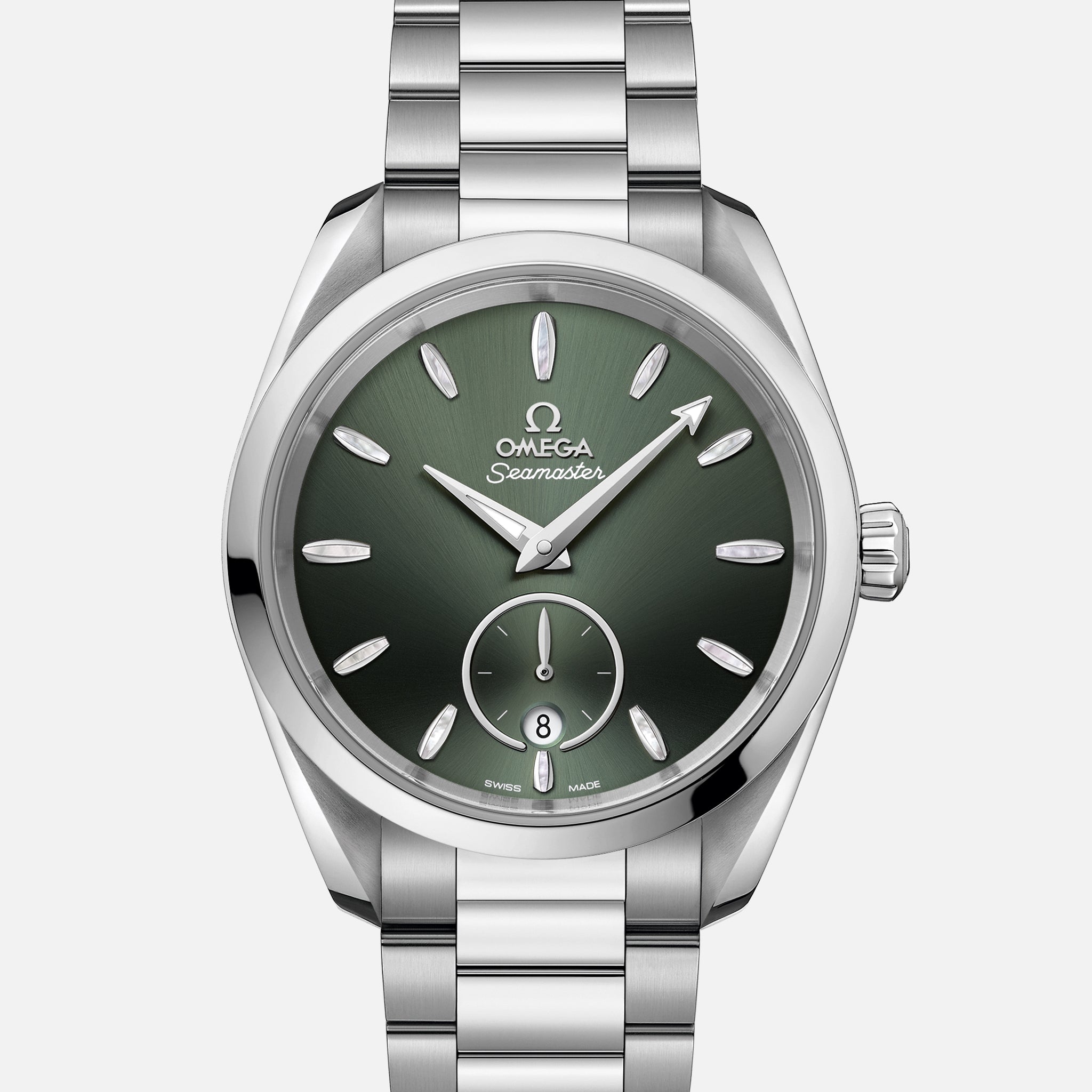 Seamaster Aqua Terra 150M Co?Axial Master Chronometer Small Seconds 38mm Green Dial On Bracelet(1:1 replica)
