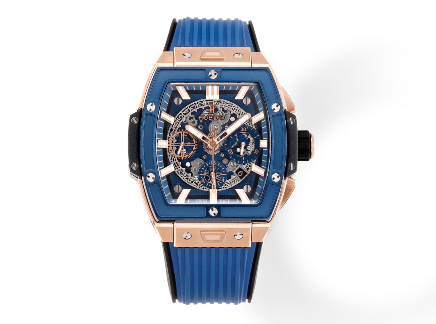 Hublot Spirit of Big Bang Textured Rubber Strap(1:1 replica)