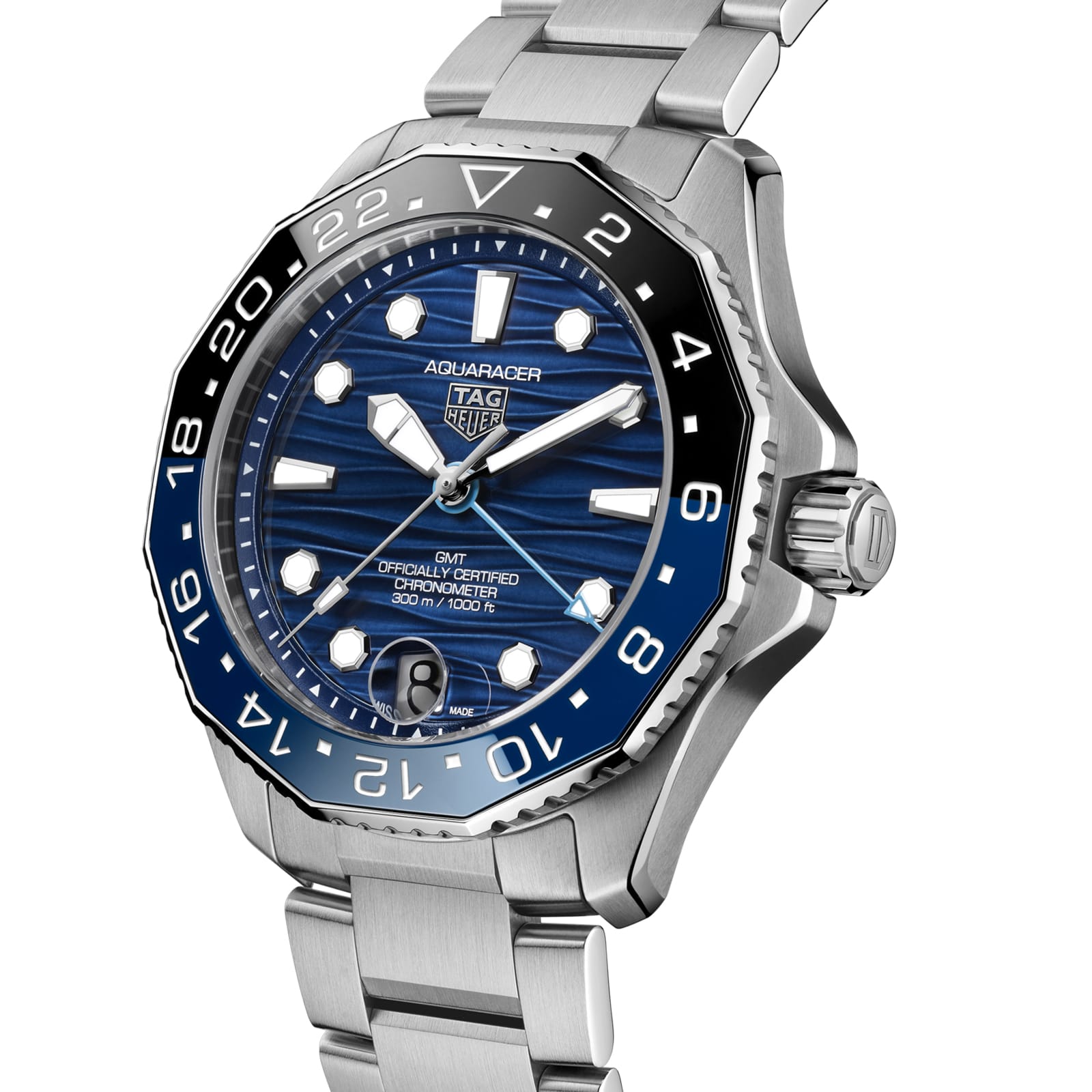 TAG Heuer Replica Watch Aquaracer Professional 300 Gmt Automatic 42 mm Steel(1:1 replica)