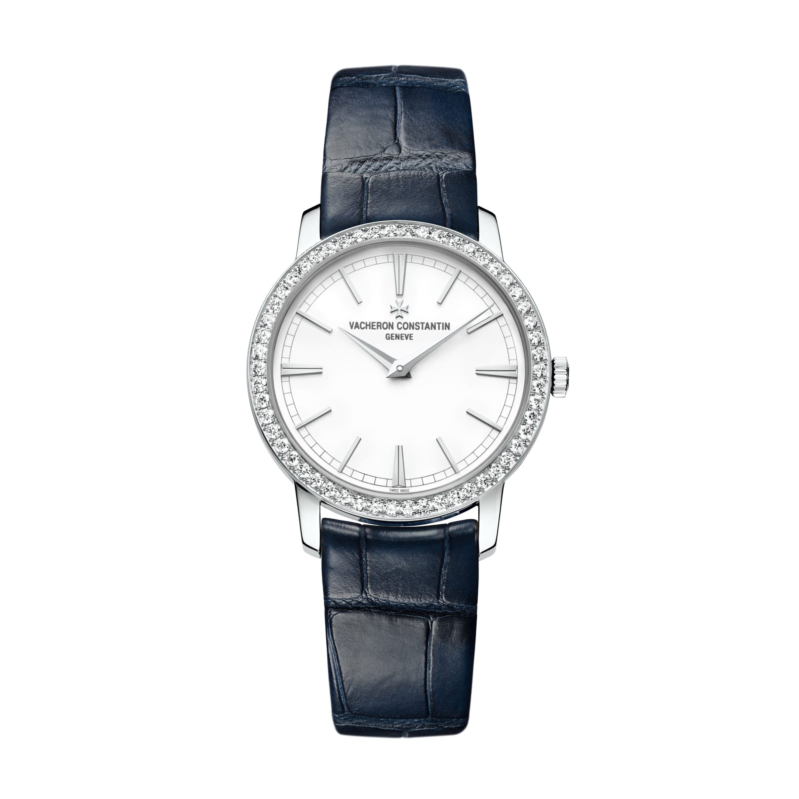 Replica Watches Fake Vacheron Constantin Traditionnelle manual-winding 33 MM WHITE GOLD(1:1 replica)