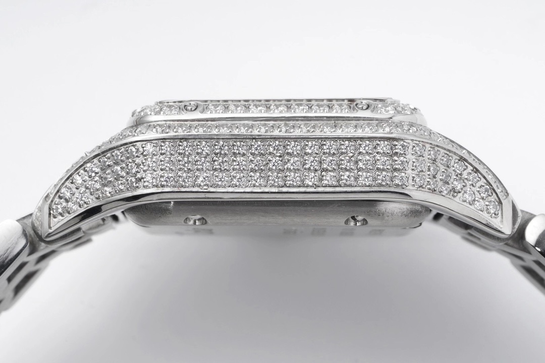 Cartier Cheetah Full of Diamonds Ladies 37MM-White Gold(1:1 replica)