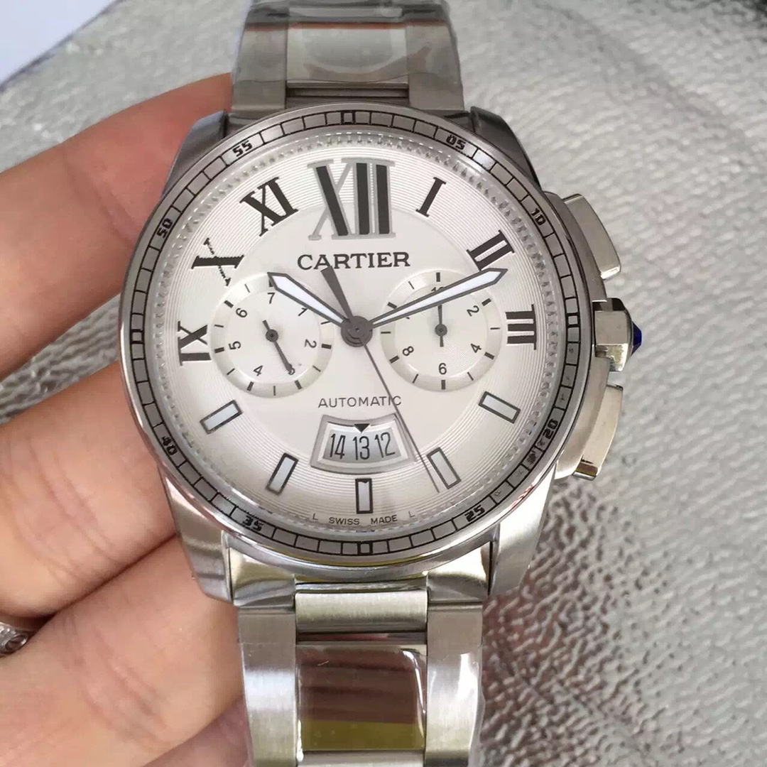 Cartier Calibre Chronograph Men's Watch(1:1 replica)