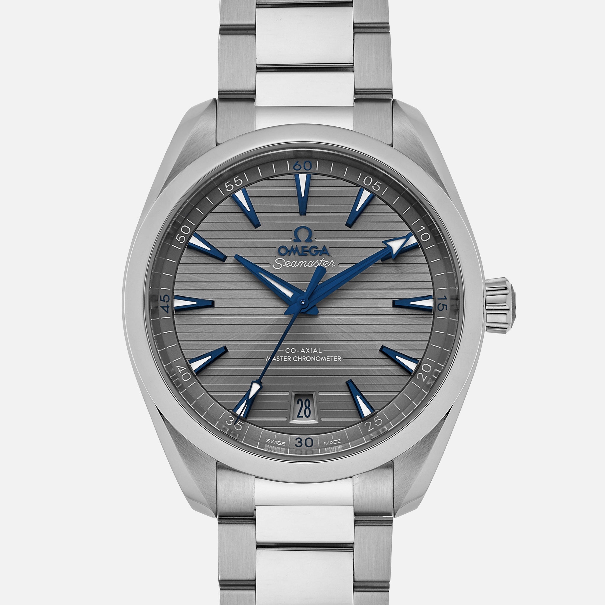 Seamaster Aqua Terra 150M Co-Axial Master Chronometer 41mm Grey Dial On Bracelet(1:1 replica)