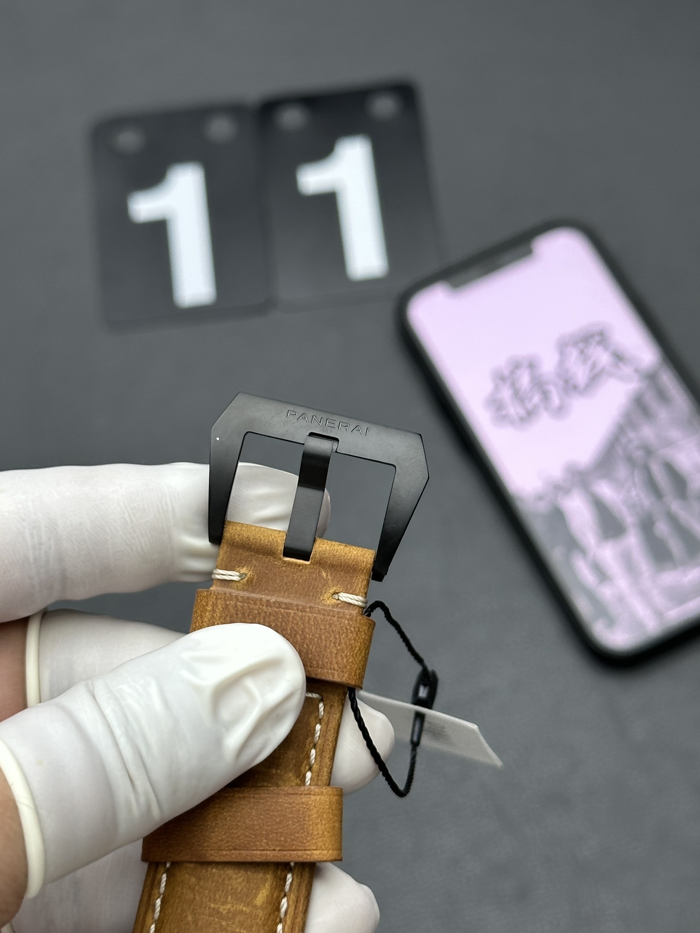 Panerai Luminor 1950  Automatic Black Ceramic - Leather Strap  PAM00441(1:1 replica)