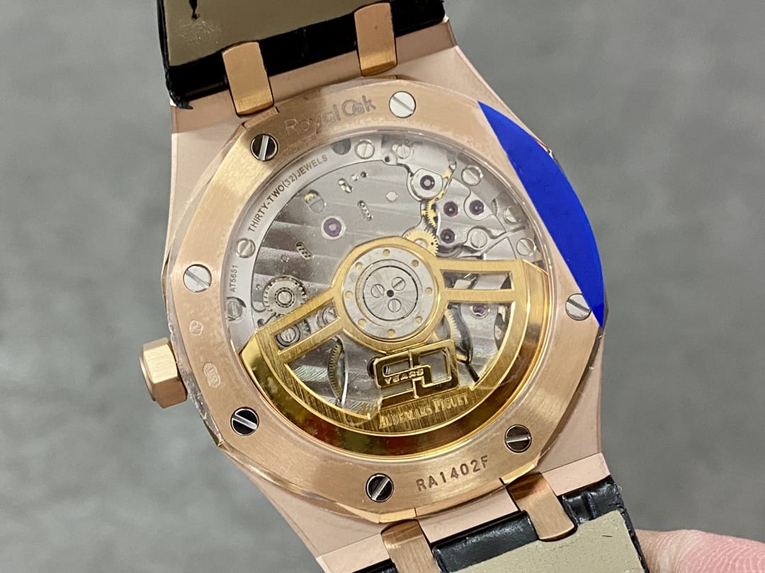 Audemars Piguet Replica AP Watch Royal Oak 41mm Rose Gold Black Dial 15510OR.OO.D002CR.02-APS(1:1 replica)
