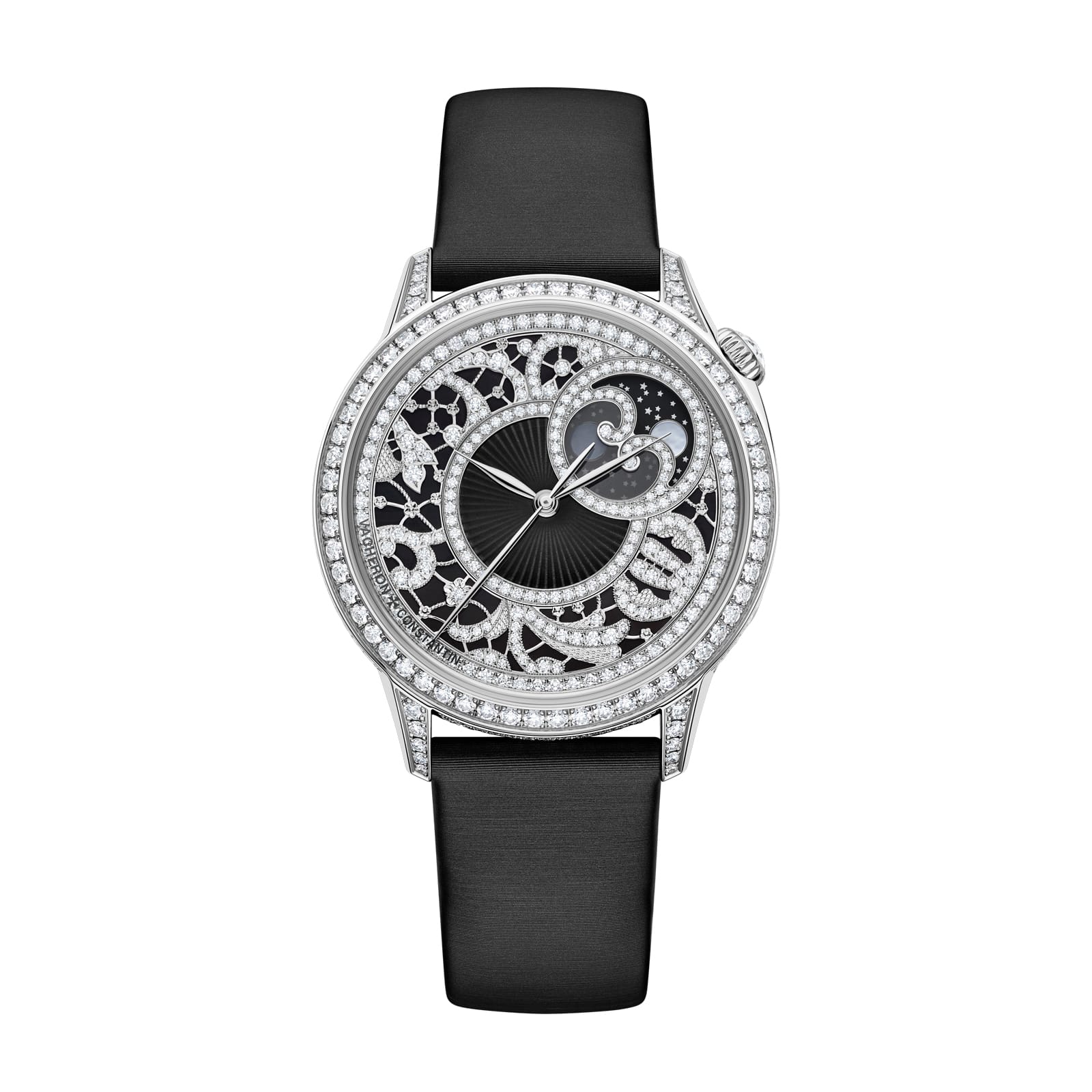 Replica Watches Fake Vacheron Constantin egerie Creative Edition 37 MM WHITE GOLD(1:1 replica)
