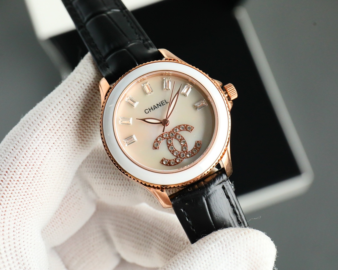 CHANEL🌸🌸🌸🌸 Crafted Jewellery Precision Ceramic Bracelet Diameter 35mm(1:1 replica)