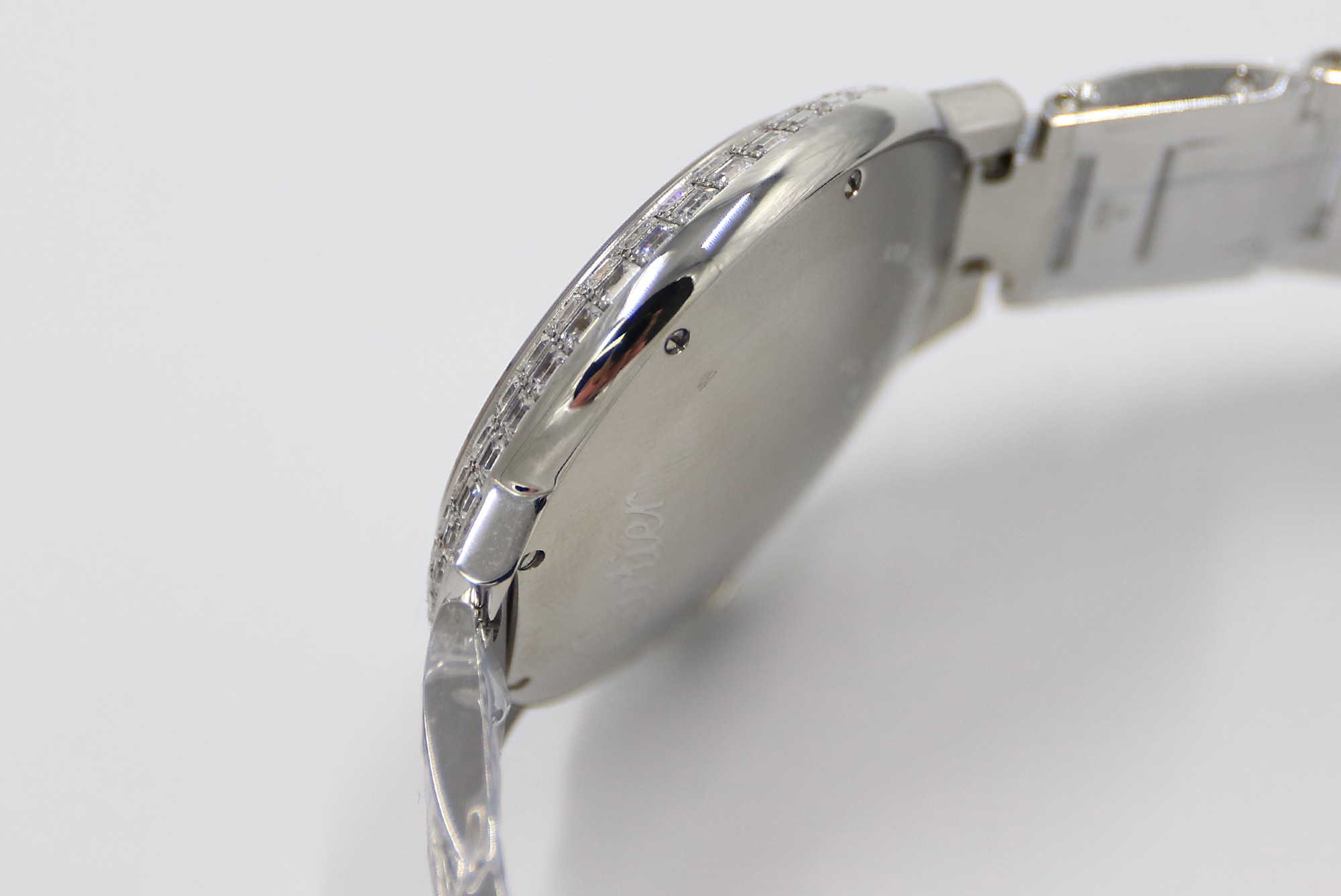 Cartier Blue Balloon Square Diamonds Full Sky Watch-White-Steel Strap-42mm(1:1 replica)