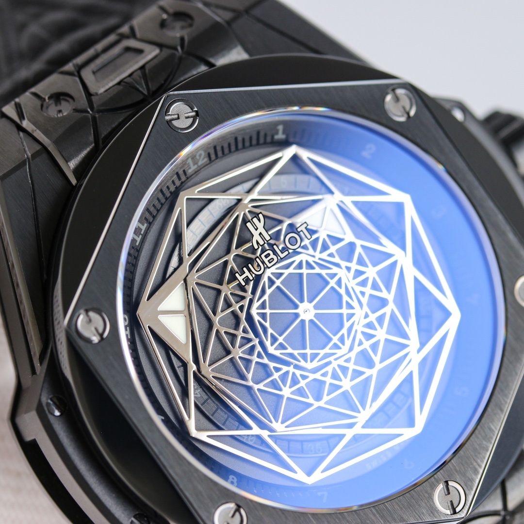 Hublot Big Bang Sang Bleu 45mm Automatic Men's Watch(1:1 replica)