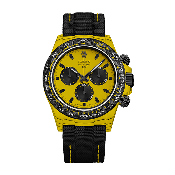 ROLEX Diw Daytona carbon bumblebee 40mm quartz fiber(1:1 replica)