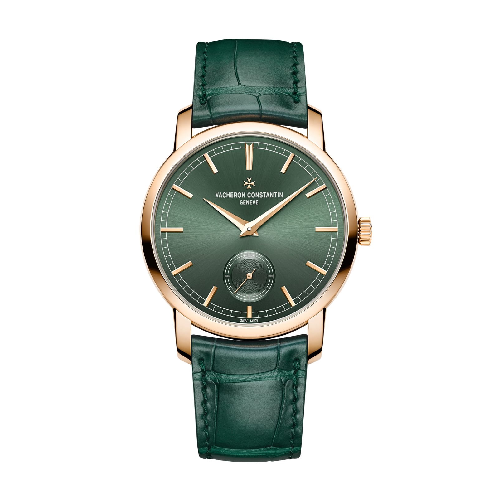 Replica Watches Fake Vacheron Constantin Traditionnelle manual-winding 38 MM PINK GOLD(1:1 replica)