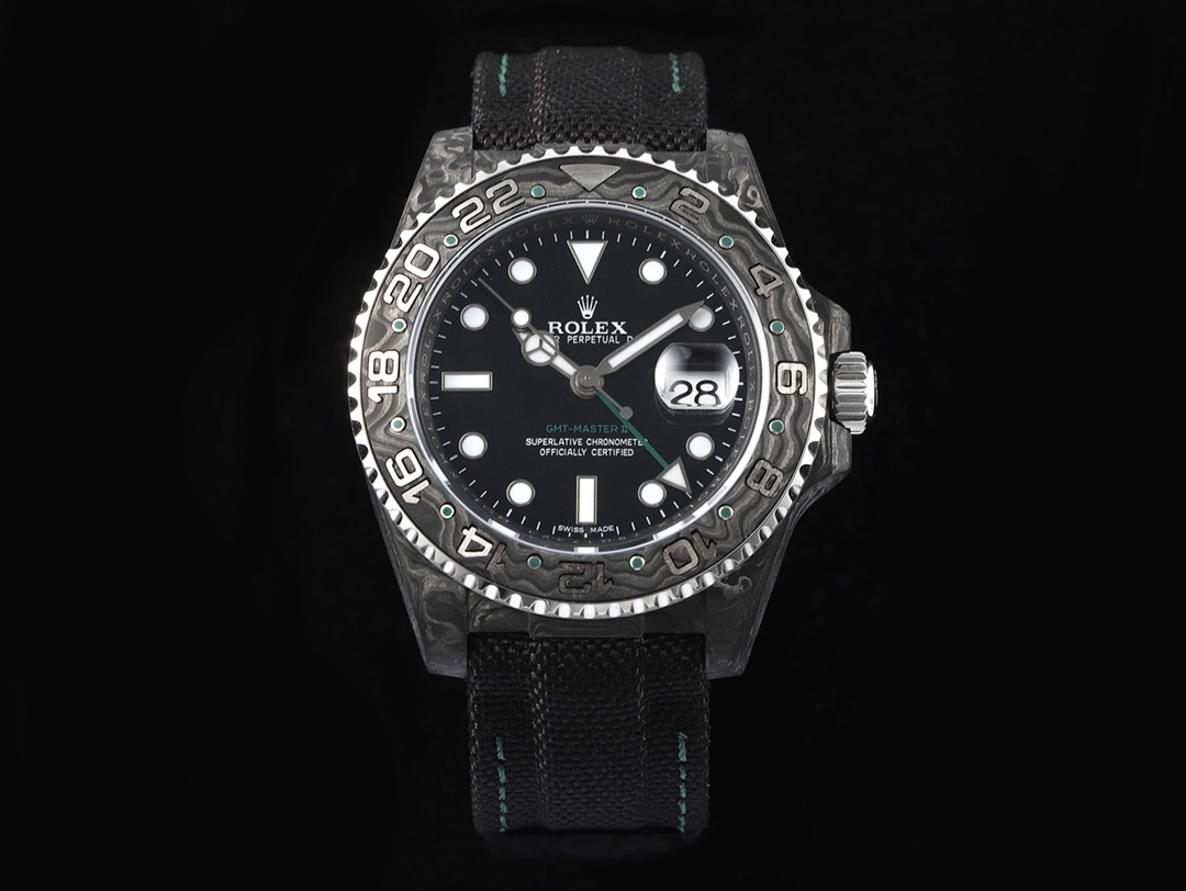 Diw New Rolex Ultra Limited Edition GMT-MASTER II-Carbon Fiber-Black(1:1 replica)
