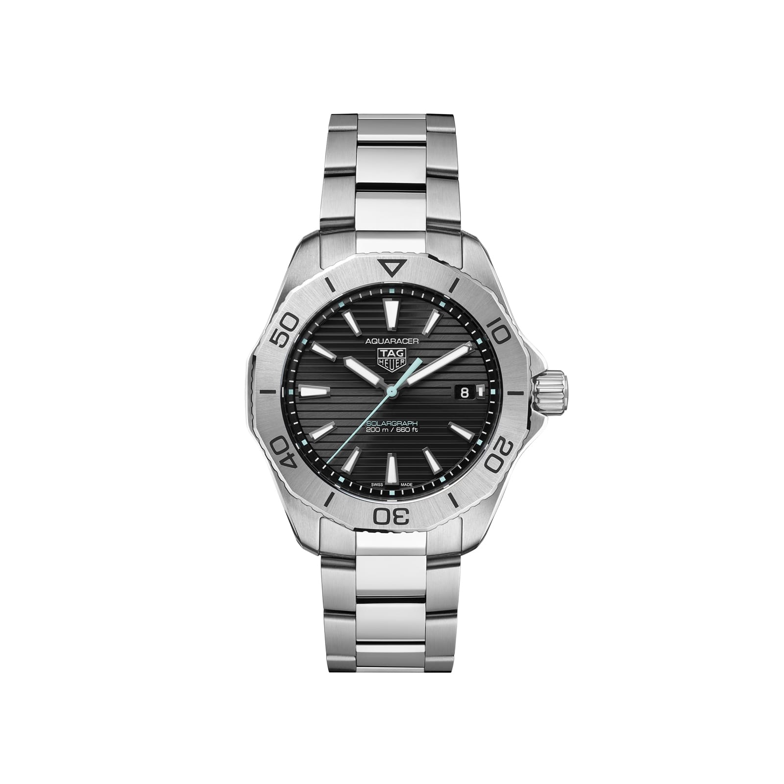 TAG Heuer Replica Watch Aquaracer Professional 200 Solargraph Solar Quartz 40 mm Steel(1:1 replica)