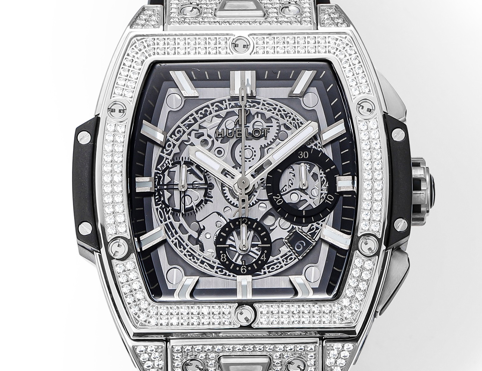 Hublot Spirit of Big Bang Textured Rubber Strap(1:1 replica)