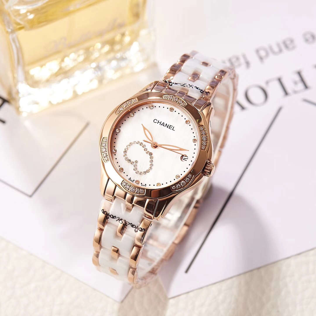 CHANEL Goddess quartz watch Imported quartz-3 hands diameter 34mm(1:1 replica)