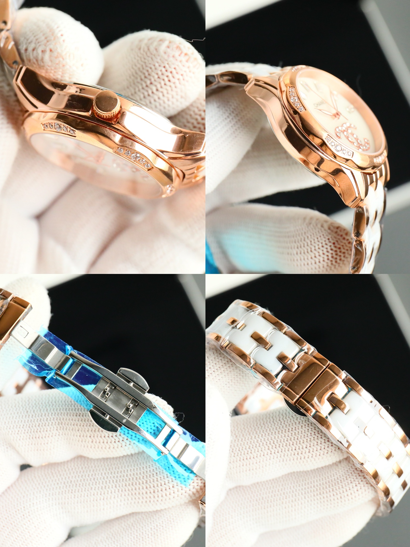 CHANEL🌸🌸🌸🌸 Crafted Jewellery Precision Ceramic Bracelet Diameter 35mm - Gold(1:1 replica)