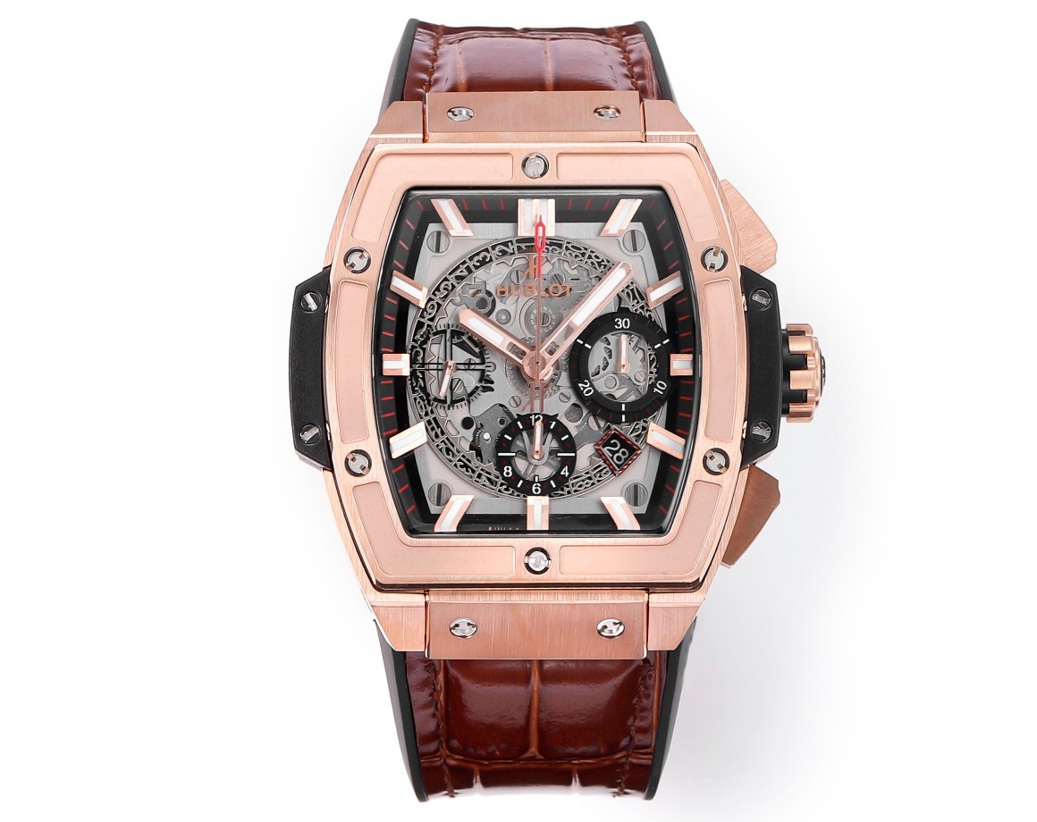 Hublot SPIRIT OF BIG BANG Chronograph, 45 mm Textured rubber strap(1:1 replica)