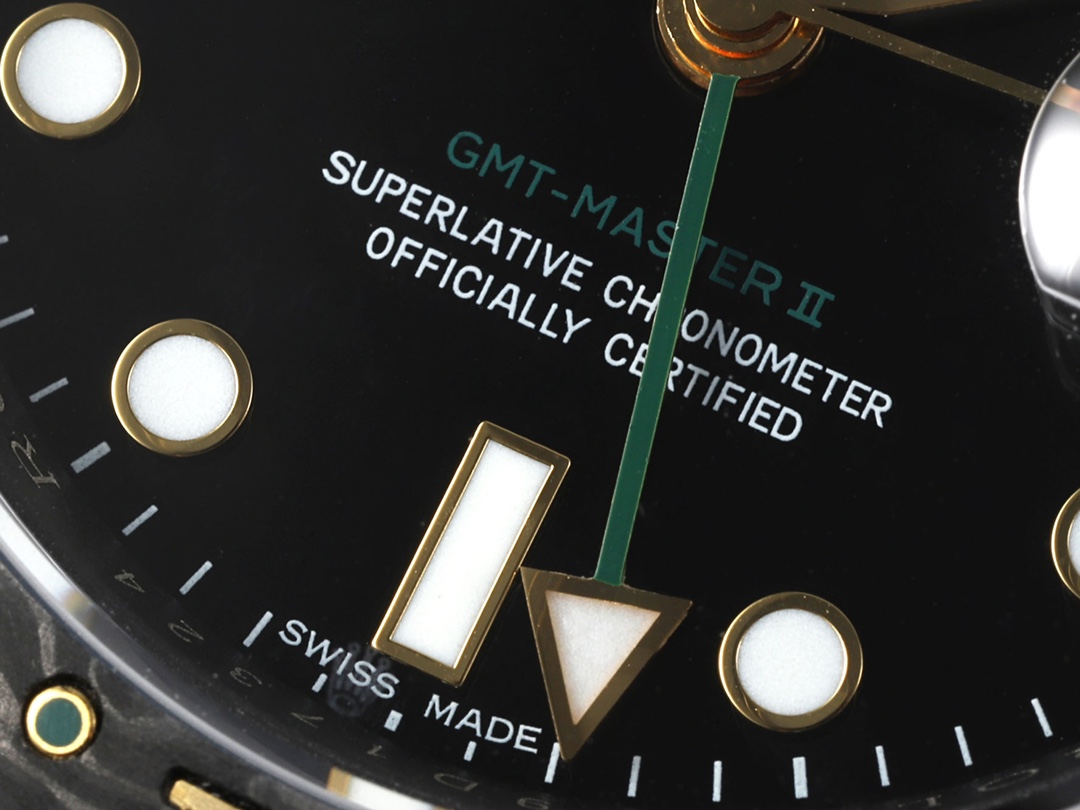 Diw New Rolex Ultra Limited Edition GMT-MASTER II-Carbon Fiber-Black Gold(1:1 replica)