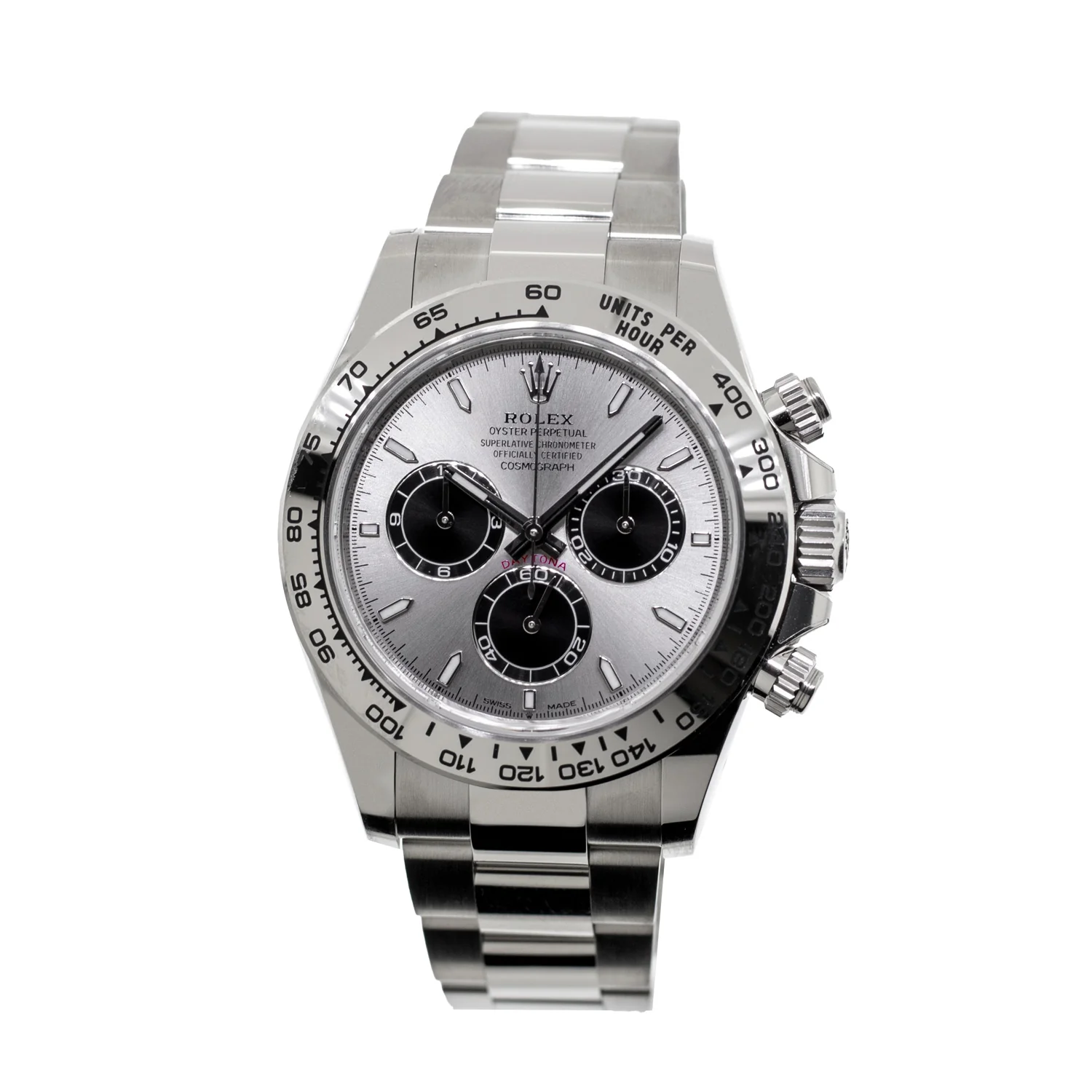 Rolex Cosmograph Daytona 40mm, 18k White Gold, Ref# 126509-0003(1:1 replica)