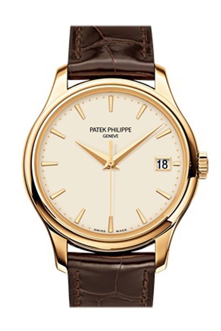 Patek Philippe Calatrava Ivory Dial 18kt Yellow Gold 39mm Men's Watch 5227J-001(1:1 replica)